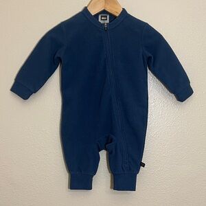 REI Blue Fleece One Piece Romper